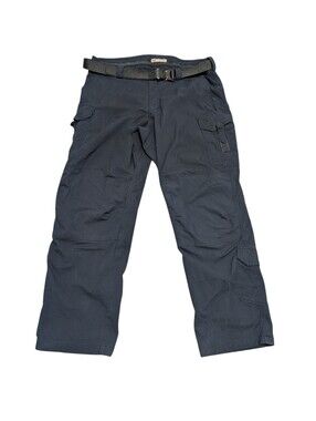 5.11 Tactical Men's Navy Ripstop Cargo Work Pants Quick Release Belt (42 x 32)